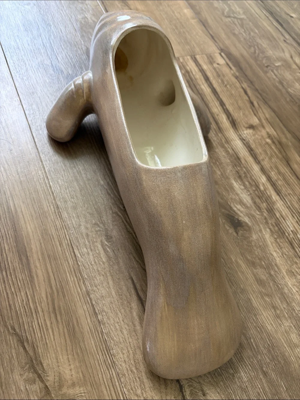Ceramic Manatee Planter Decor - Picture 2 of 3
